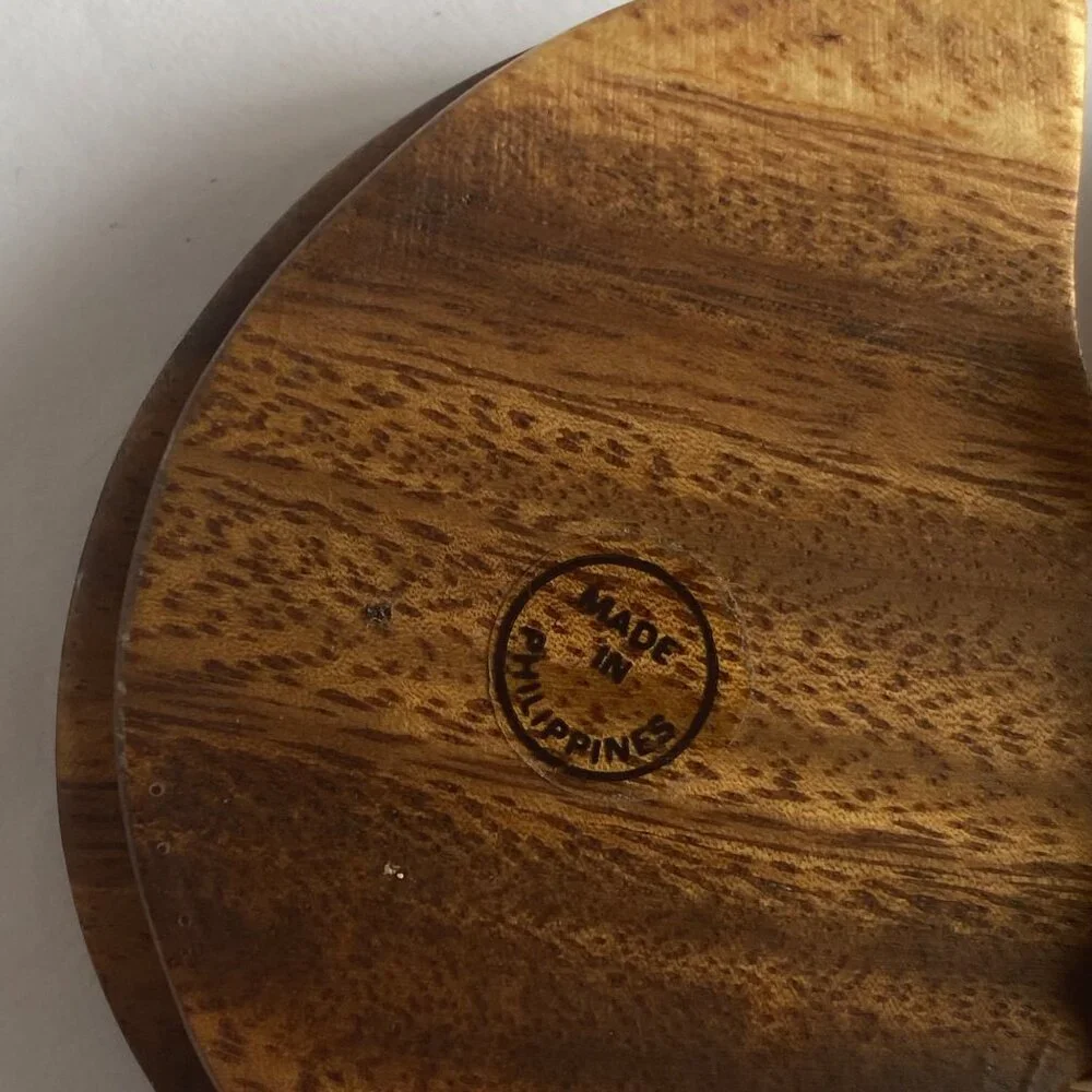 Island Woods Hardwoods of the South Pacific Hand-Carved Hardwood Salad Claws NEW